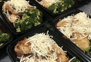 Chicken Parmesan with Broccoli