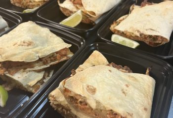 Korean Vegetarian Quesadillas (spicy) (vg)