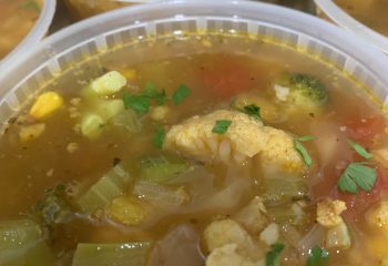 Rainy Day Vegetable Minestrone Soup (vegan)