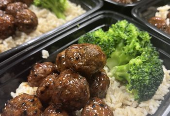 General Tao's Meatless Meatballs (vegan)