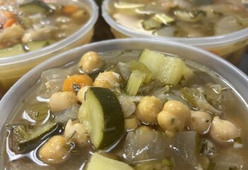 Lemon Orzo Soup (vegan)
