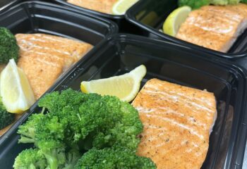 Cajun Salmon with Broccoli