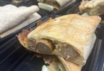 Korean Meatball Quesadillas (spicy)