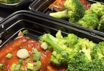 Korean BBQ Salmon with Broccoli