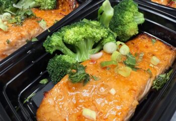 Sweet Thai Chili and Garlic Salmon with Broccoli