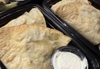 Chicken and Bean Quesadilla