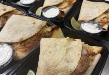 Chicken and Bean Quesadilla